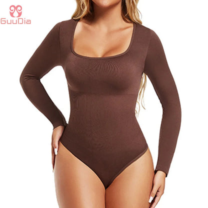 Long Sleeve Bodysuit Shaper for Women (Skims)