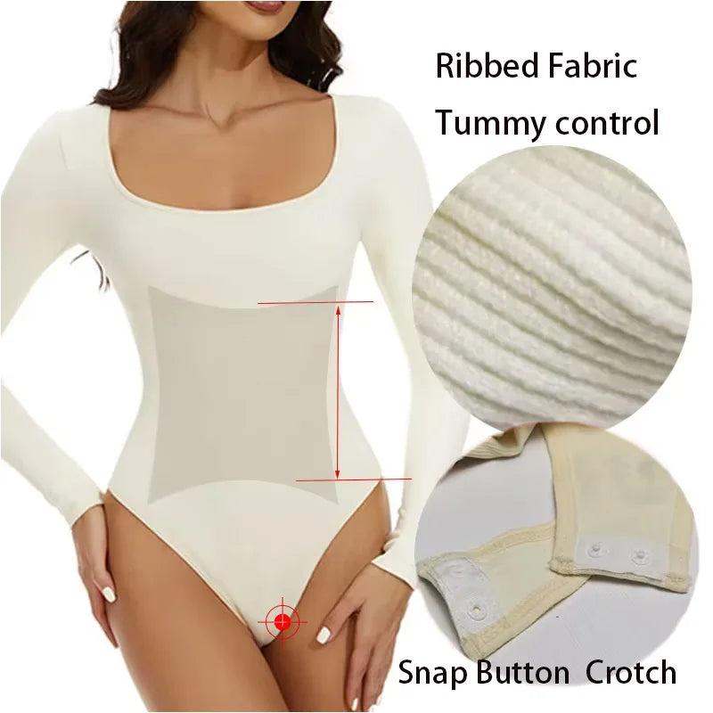 Long Sleeve Bodysuit Shaper for Women (Skims)