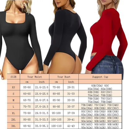 Long Sleeve Bodysuit Shaper for Women (Skims)
